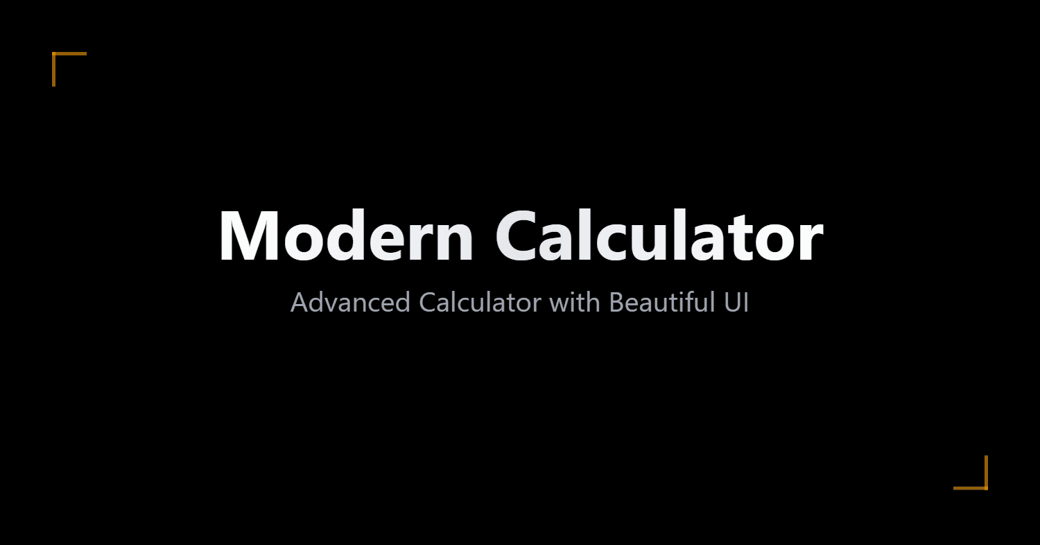 Modern Calculator screenshot 1
