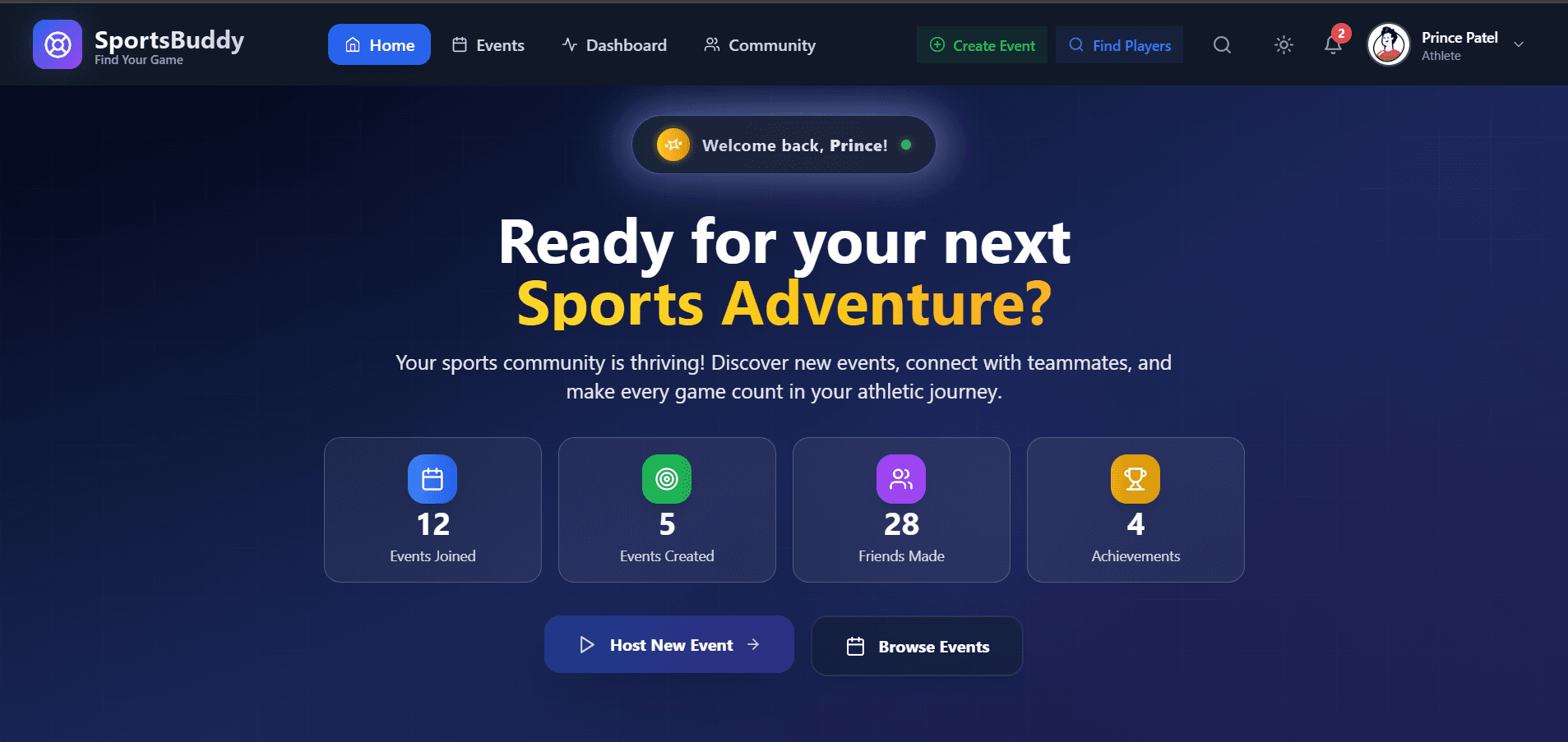 SportsBuddy screenshot 1