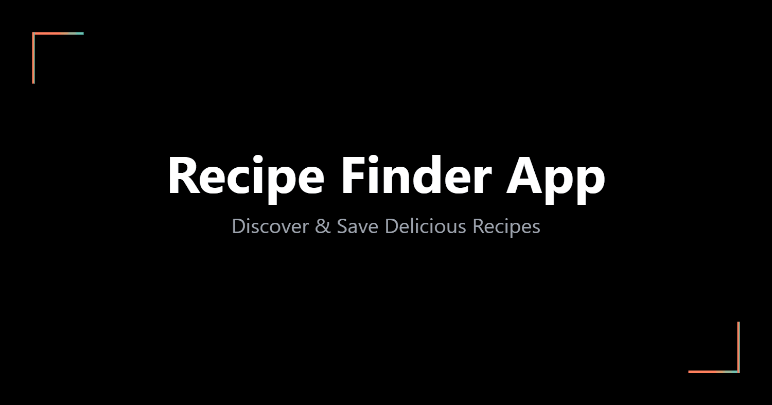 Recipe Finder App screenshot 1